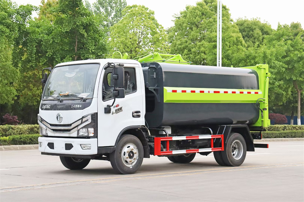 東風7方側(cè)裝掛桶壓縮垃圾車